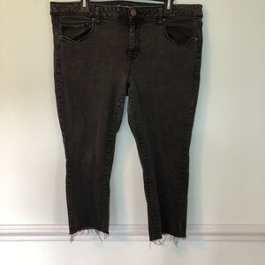 American Eagle Black Super Stretch Skinny Jeans